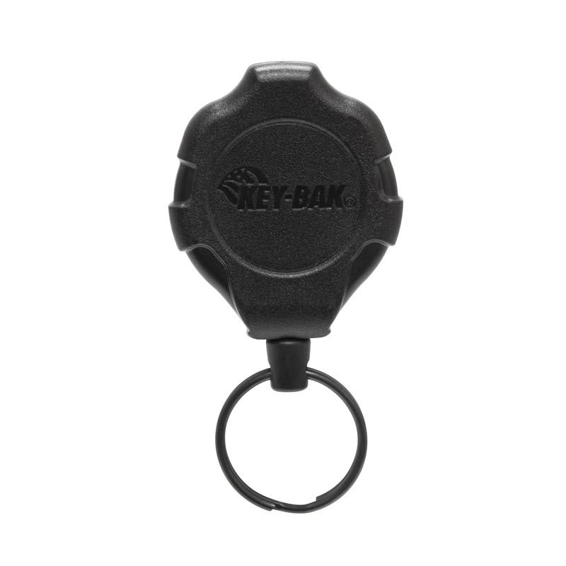Key-Bak Mid Size Key Ring Badge Reel with Belt Clip (6) and more
